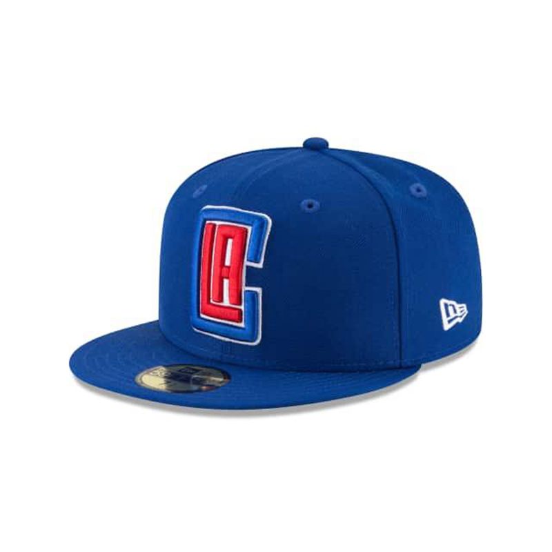 NBA Los Angeles Clippers Wool Standard 59Fifty Fitted (LBV1546) - Blue New Era Caps